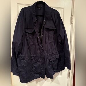Lane Bryant Navy Utility Jacket
